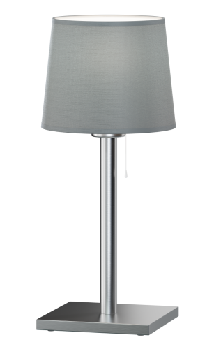 Havana lampa nocna wykonana z metalu z tkaninowym abażurem
