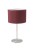 Preciosa lampa nocna. Korpus wykonany z metalowej okrągłej podstawy i rurki zakończoje gniazde E27 oraz tekstylnym abażurem w kolorze bordowym