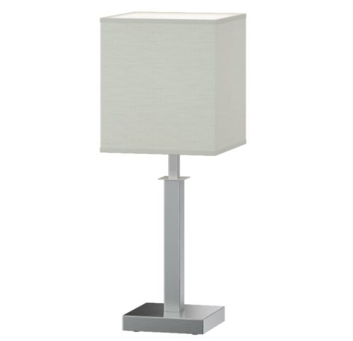 Ves lampa nocna wykonana z metalu z kwadratowym abażurem