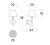 VESTA wymiary: wysokość 38 cm, szerokość 20 cm i głębokość 24 cm